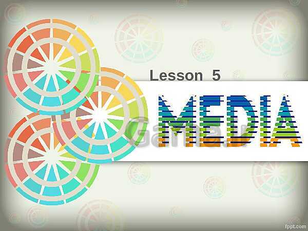 پاورپوینت آموزش زبان انگلیسی کلاس نهم | Lesson5: Media- پیش نمایش