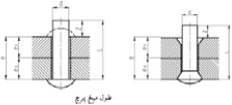 طول میخ پرچ
