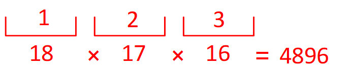 استفاده از اصل ضرب