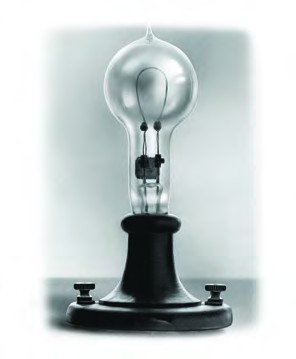 Edison invented the first light bulb.