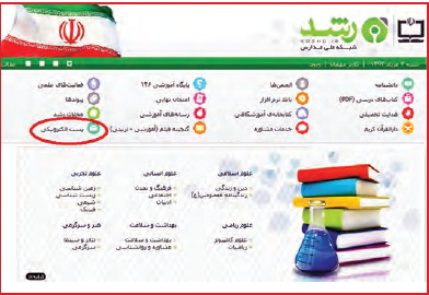 صفحۀ اصلی یک شبکۀ مجازی داخلی