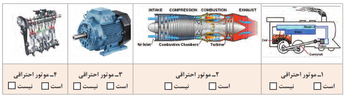انواع موتور