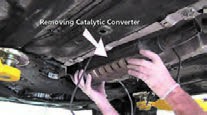 روند تعویض مبدل کاتالیست خودرو