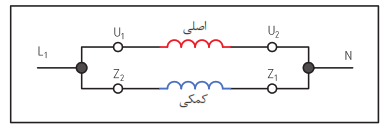 شکل مداری موتور تک&zwnj;فاز
