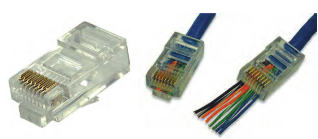 فیش شبکه رایانه RJ45