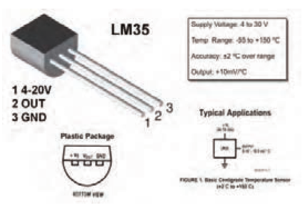 LM35 حسگر دما