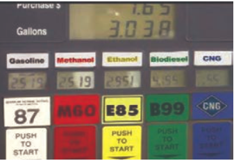 جایگاه سوخت (بیودیزل 99 درصد-CNG-اتانول 85 درصد-متانول 60 درصد-بنزین خالص)