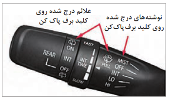 کلید برف پاک کن