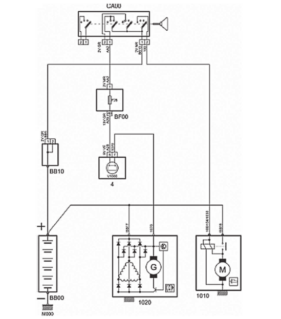 مدار شماتیک استارتر 