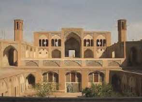 کاشان، گودال باغچۀ مدرسه و مسجد آقابزرگ