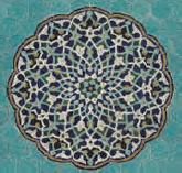 یزد، مسجد جامع، کاشی معرق