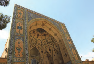 سمنان، مسجد امام ، کاشی هفت&zwnj;رنگ