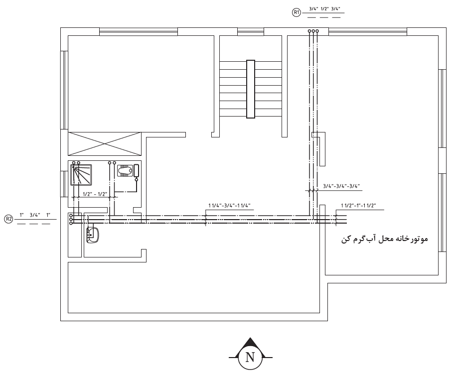 پلان زیرزمین