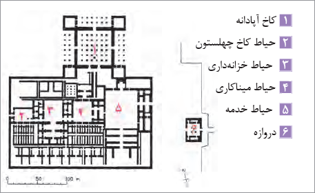 نقشه کاخ شوش