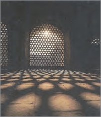 اصفهان، مسجد جامع، ترکیب و همنشینی نور و تاریکی