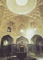 کاشان، سقف و هورنو در تیمچه امین&zwnj;الدوله
