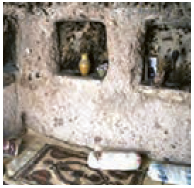  نمد (فضای داخلی خانه&zwnj;ای در روستای میمند)