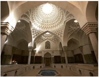  سازماندهی مرکزی در مقرنس سقف