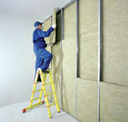 اجرای عایق پشم معدنی
