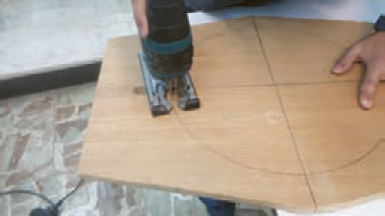برش کفی دایره شکل