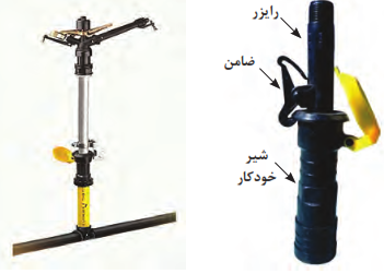 اتصال رایزر به شیر خودکار