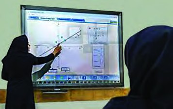 شکل 4- به&zwnj;کارگیری رایانه در آموزش