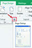 شکل 89- فعال کردن Page Setup