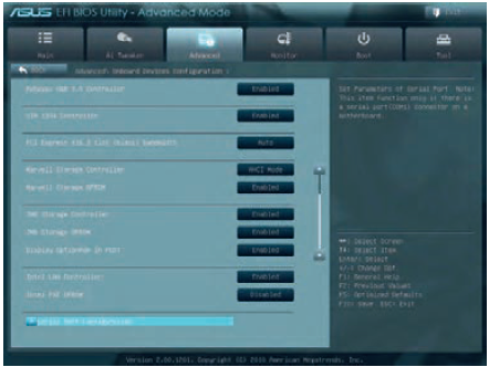 شکل 58- زبانه Advanced در UEFI BIOS