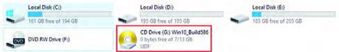 شکل 5- This PC پس از ایجاد درایو ایمیج iso
