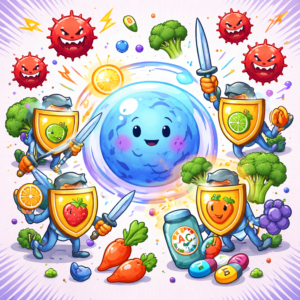 آنتی‌اکسیدان: ماده‌ای که از یاخته‌ها در برابر آسیب اکسیداتیو محافظت می‌کند