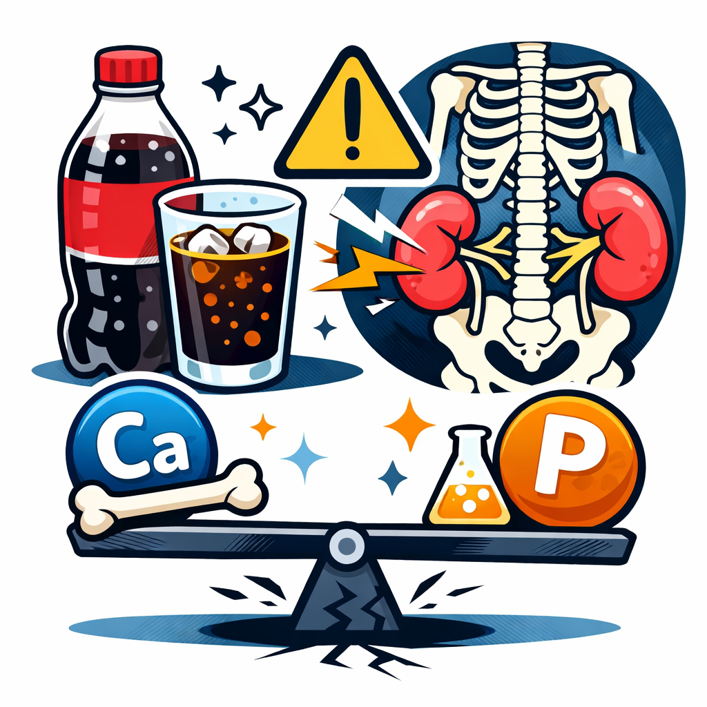 فسفریک اسید: اسیدی موجود در نوشابه‌ها که می‌تواند بر تعادل کلسیم و فسفر بدن اثر بگذارد