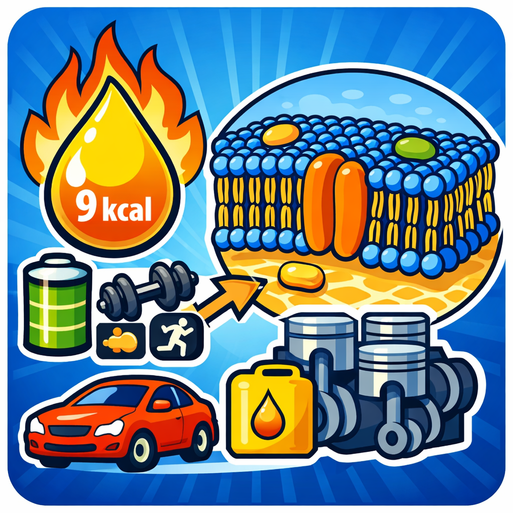 چربی: گروهی از مواد غذایی که منبع انرژی و سازنده غشاهای یاخته‌ای هستند