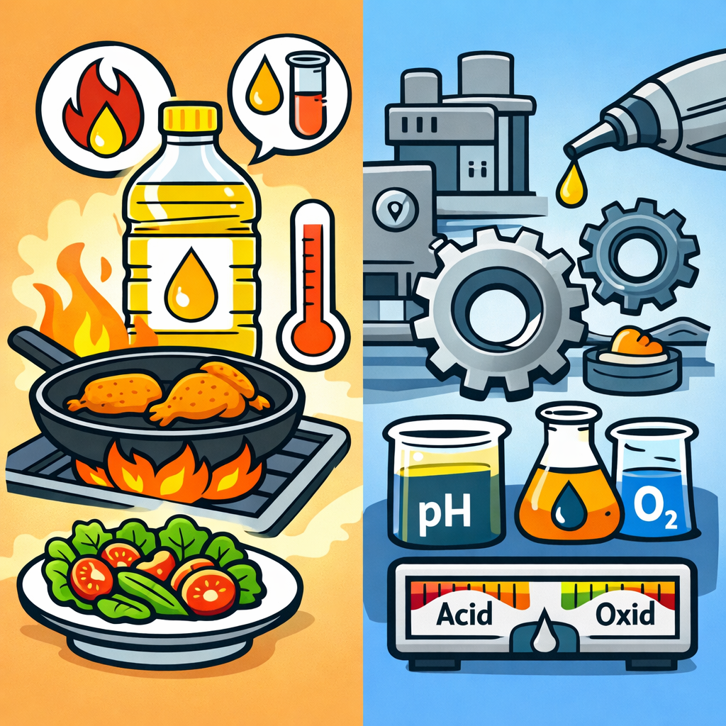 کیفیت روغن: مجموعه ویژگی‌های فیزیکی و شیمیایی که مناسب بودن روغن را نشان می‌دهد