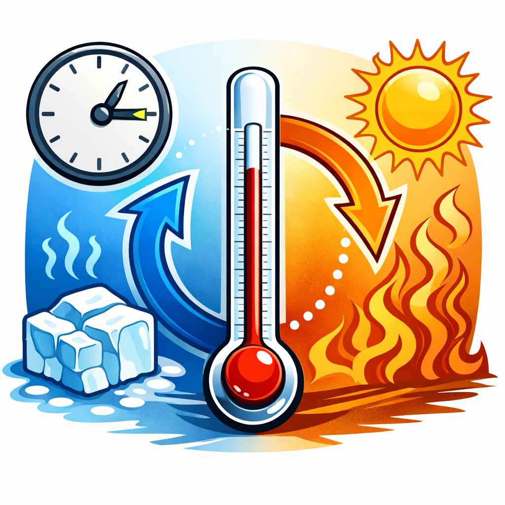 تأخیر دماسنج: زمان لازم برای رسیدن دماسنج به دمای تعادل با محیط
