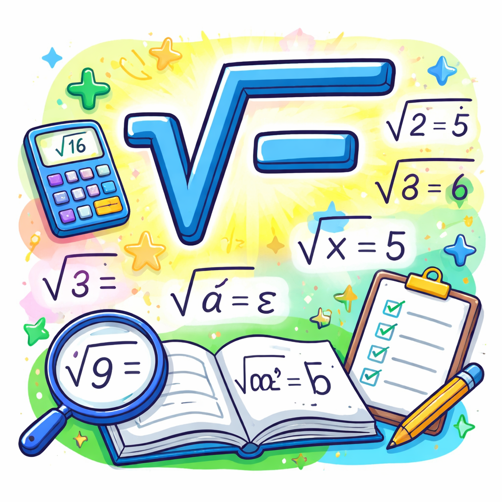 رادیکال: نمایش ریشه یک عدد یا عبارت با نماد √ یا ⁿ√