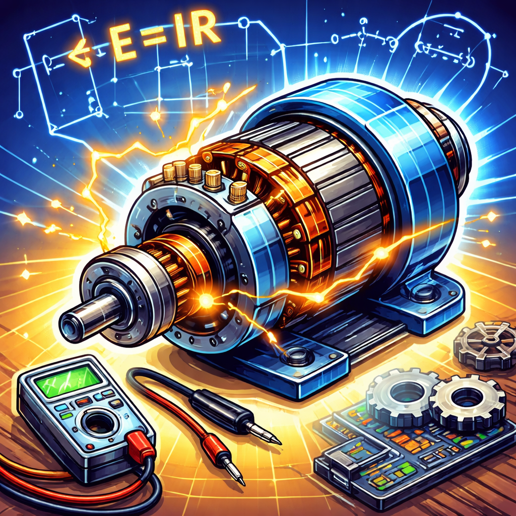 موتور جریان مستقیم: موتوری که با جریان الکتریکی مستقیم کار می‌کند.