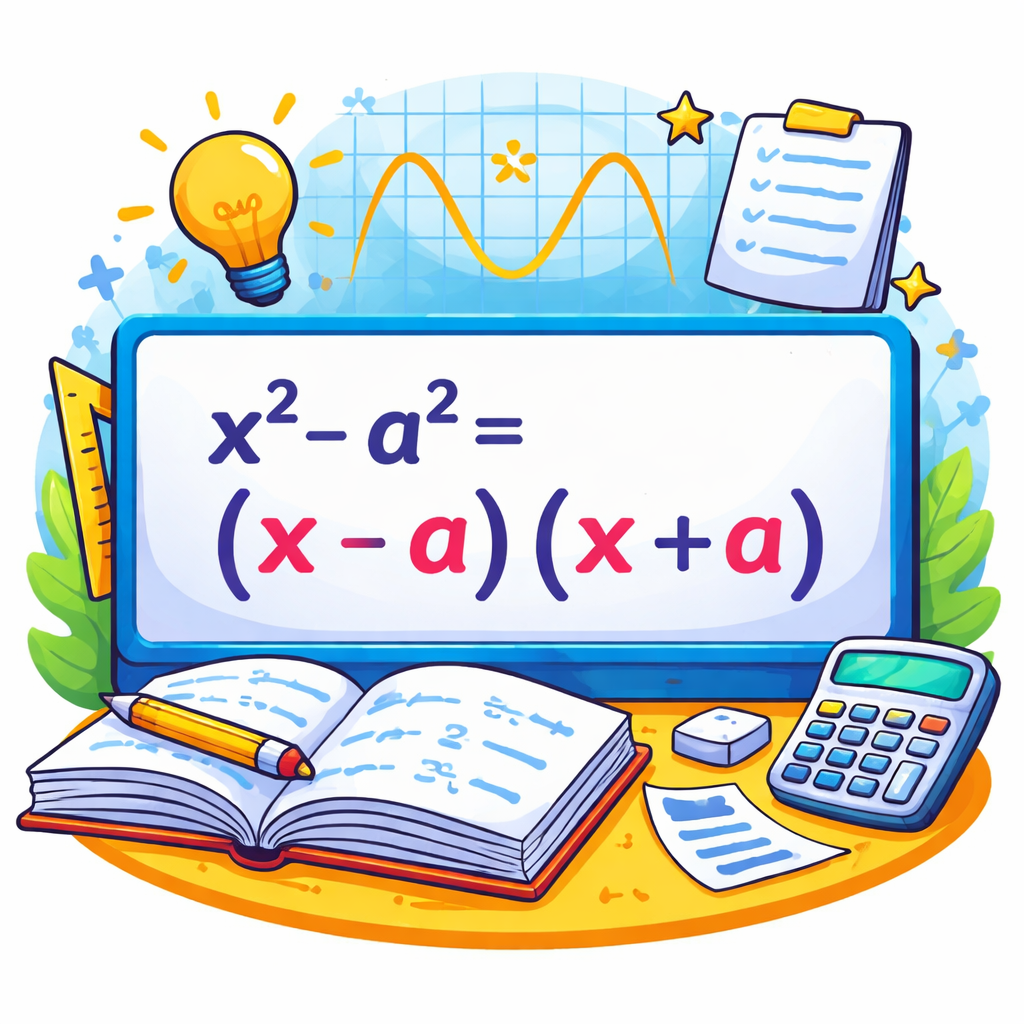 اتحاد مزدوج: روشی برای تجزیه با استفاده از رابطه‌ای مانند x^2−a^2=(x−a)(x+a)