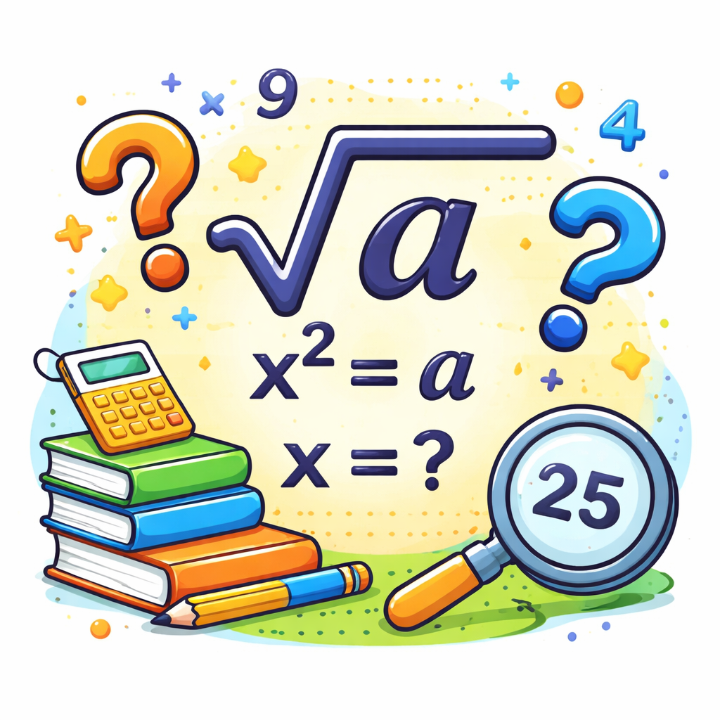 ریشه دوم یک عدد: دو عددی که مربع آن‌ها برابر آن عدد باشد