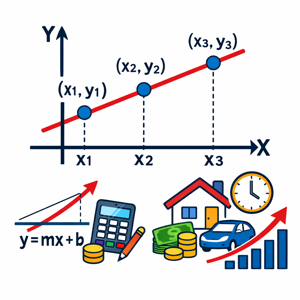 محور افقی: محوری که مقدارهای x روی آن نمایش داده می‌شوند