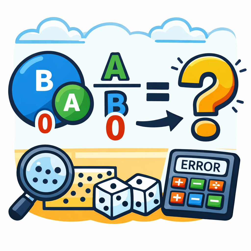 شرط تعریف‌پذیری احتمال شرطی: اگر P(B)=0 باشد، احتمال شرطی نسبت به B تعریف نمی‌شود.