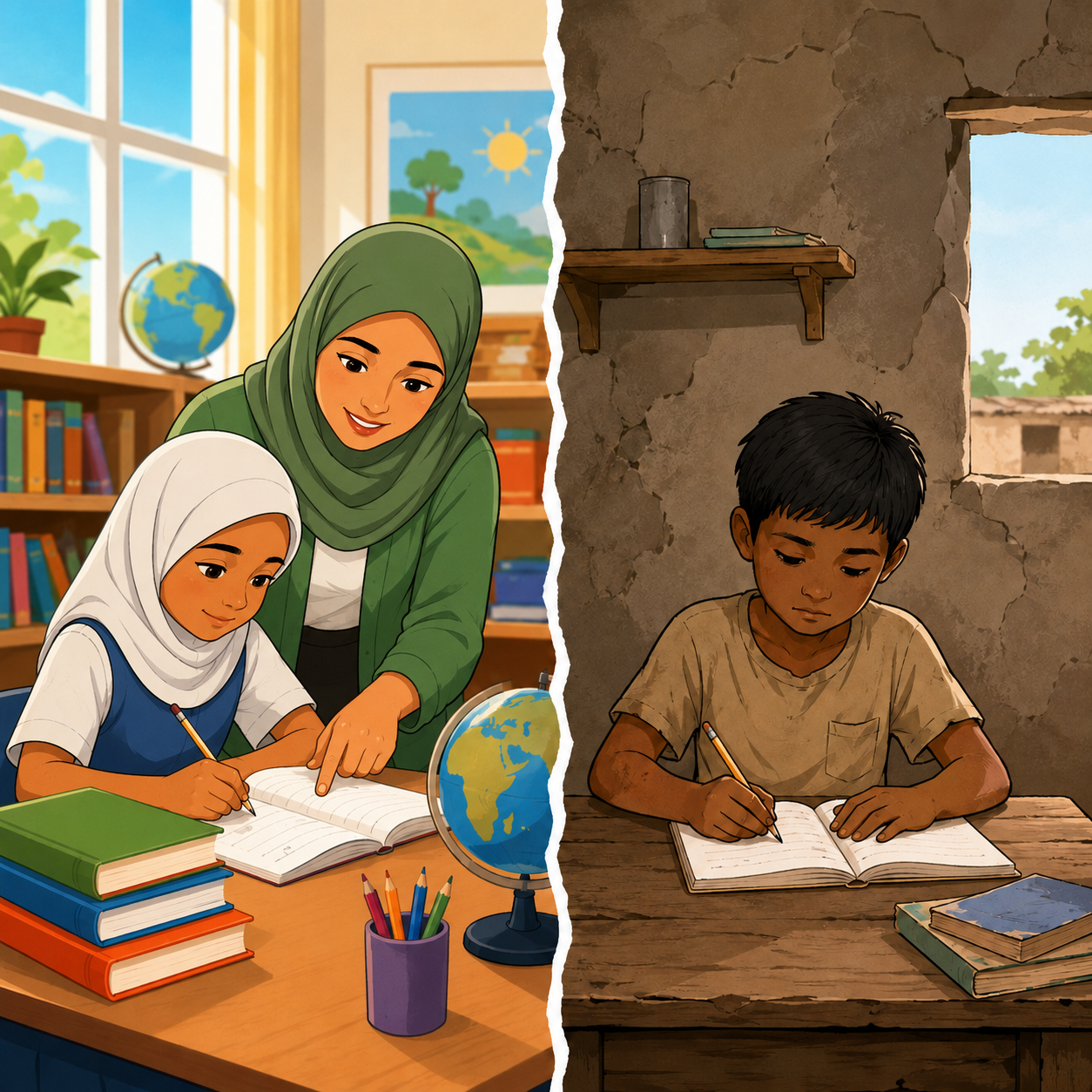 سواد، آموزش و نابرابری آموزشی