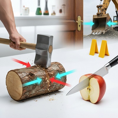 گوه؛ کاربرد و نقش آن به‌عنوان ماشین ساده