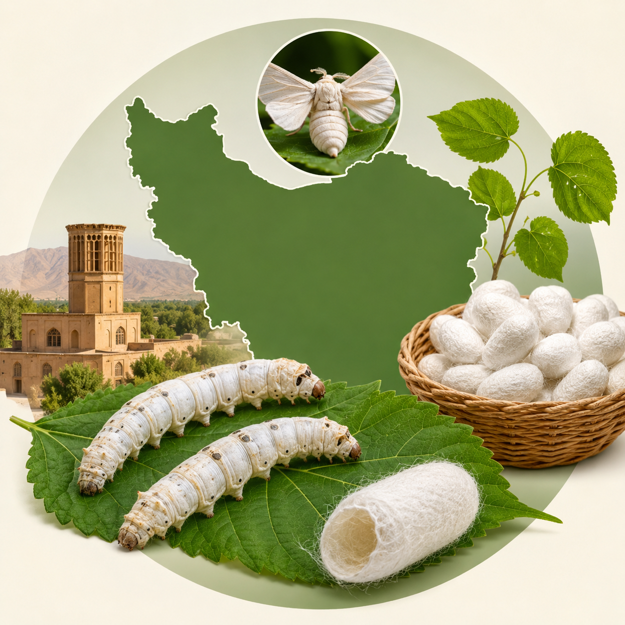 پرورش کرم ابریشم در ایران