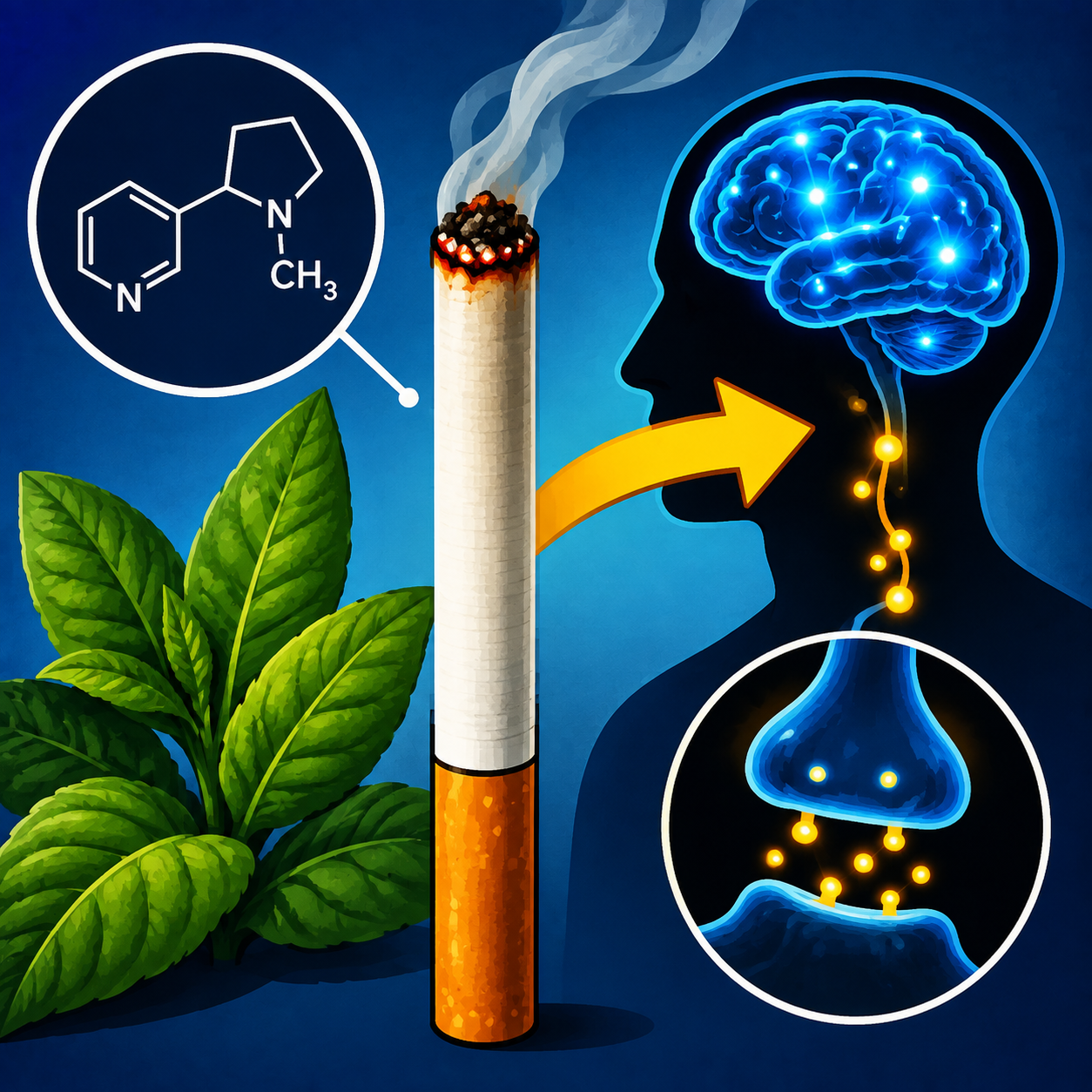 نیکوتین: ماده اعتیادآور موجود در دخانیات