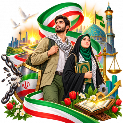 تداوم آرمان‌های انقلاب: حفظ مسیر استقلال، آزادی، عدالت، اسلام‌خواهی و پیشرفت پس از پیروزی انقلاب.