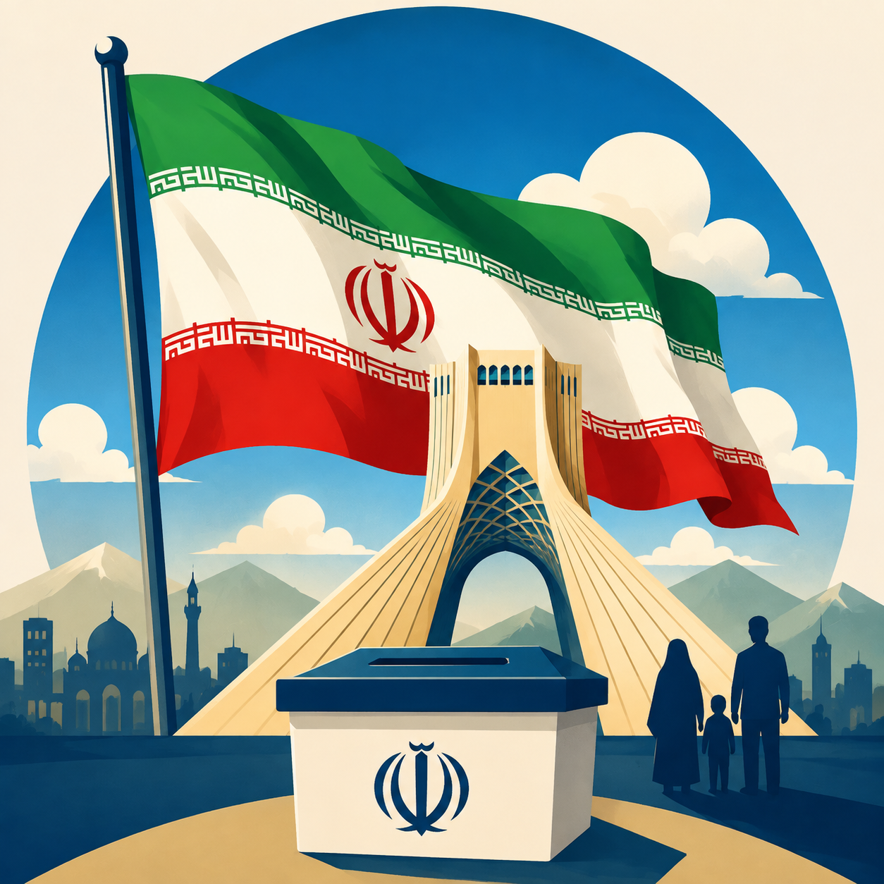 جمهوری اسلامی: نظام حکومتی ایران پس از پیروزی انقلاب اسلامی.