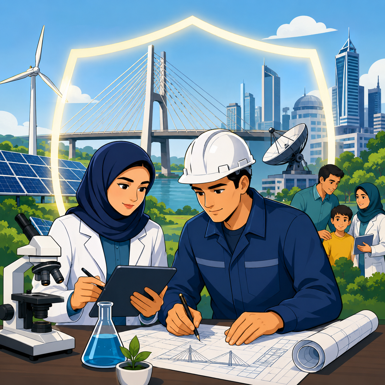 علم در خدمت میهن: استفاده از دانش و تخصص همراه با مسئولیت اخلاقی و اجتماعی برای افزایش توانایی و پیشرفت کشور.