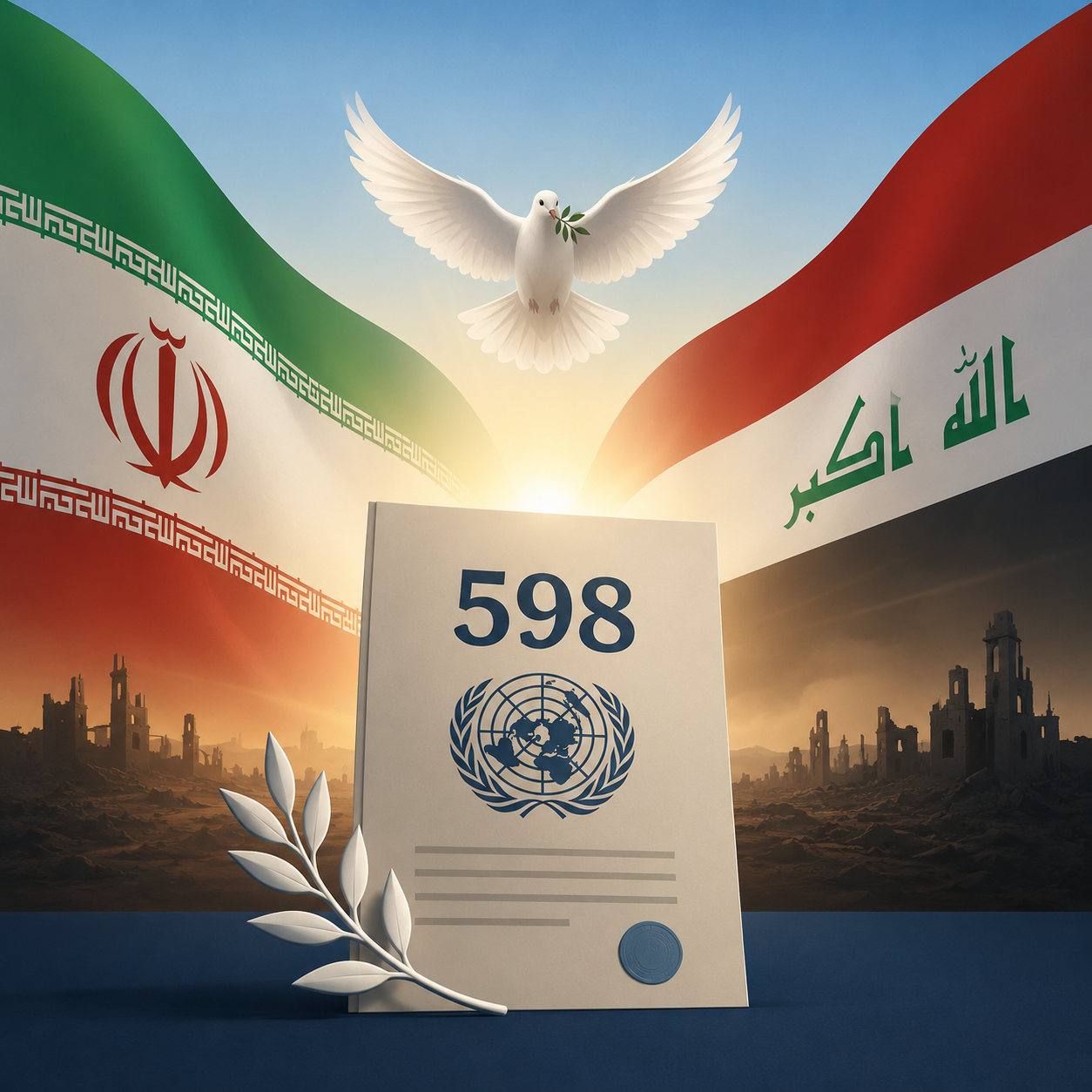 قطعنامه ۵۹۸: قطعنامه سازمان ملل متحد برای پایان دادن به جنگ ایران و عراق که در سال ۱۳۶۷ پذیرفته شد.