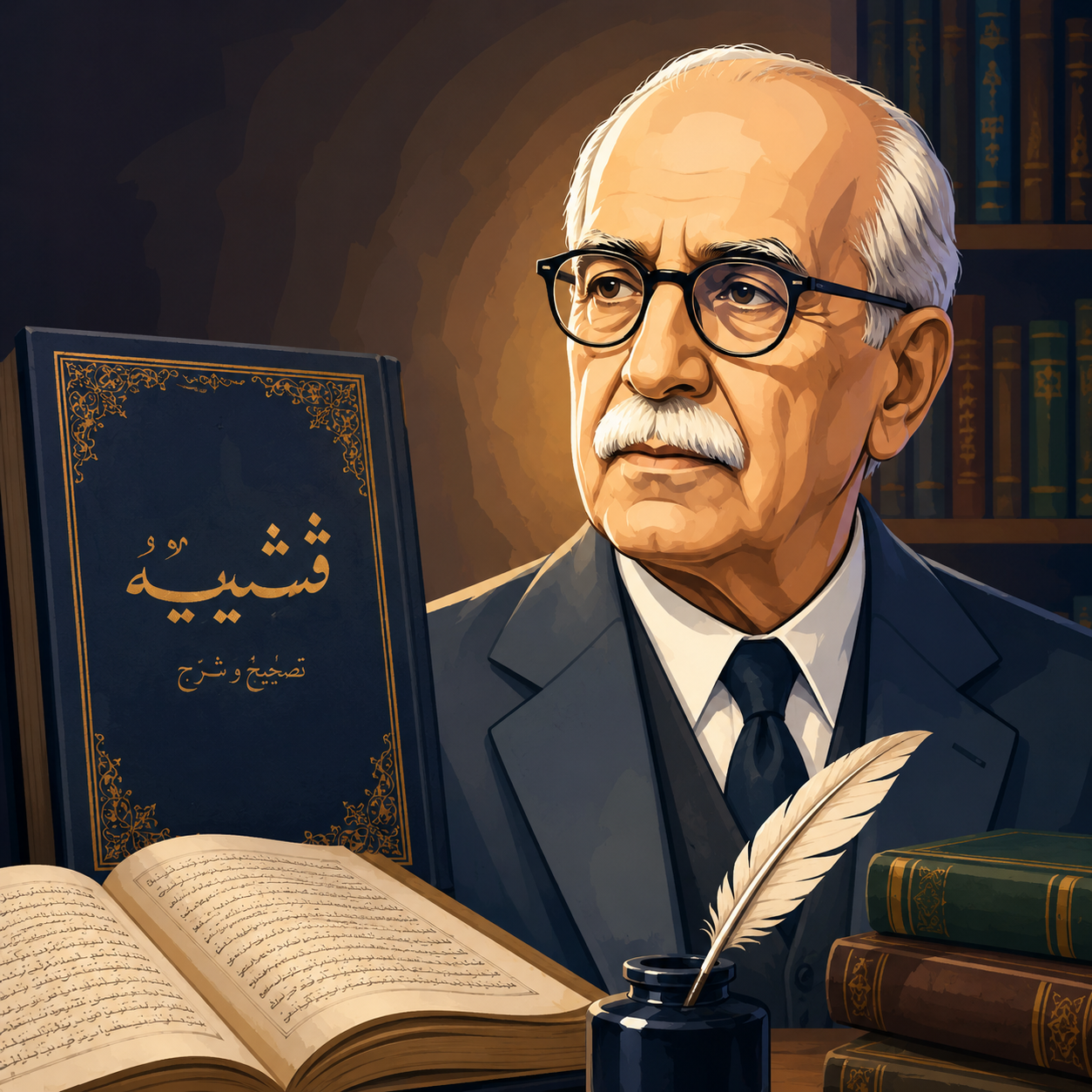 بدیع‌الزمان فروزانفر: پژوهشگر و ادیب ایرانی که رسالهٔ قُشیریّه را تصحیح و شرح کرده است.
