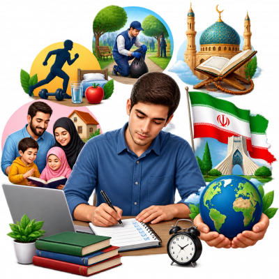 مسئولیت‌پذیری: انجام درست وظایف و تکالیف فردی، خانوادگی، اجتماعی، دینی، ملی و جهانی.